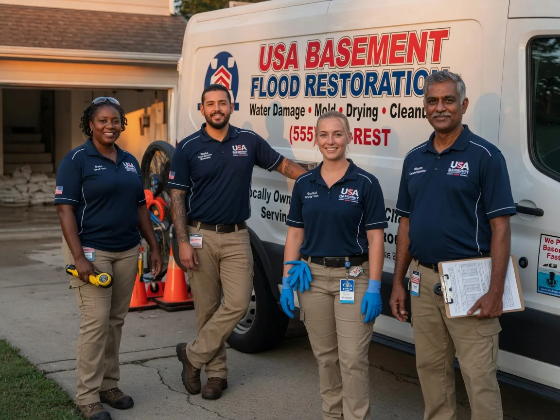 Basement Flood Cleanup company in Pleasant Lake, MI